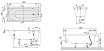 Квариловая ванна Villeroy&Boch Oberon см 160x75 см, арт. UBQ160OBE2V-01