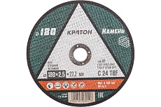 Круг отрезной по камню C24TBF (180х22.2х2.5 мм) Кратон 1 07 03 011