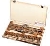 Набор метчиков и плашек Bucovice Tools UNF 1/2-1.0, HSS, 19пр 346200