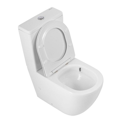 Чаша для унитаза BelBagno SFERA-TOR BB2141CP-TOR/SC безободковая с крышкой