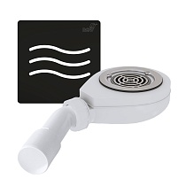 Сифон для поддона RGW S-016-1 Волна черный 90 мм 502411161-04