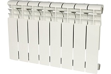 Алюминиевый радиатор Rommer Profi 350 AL350-80-80-080 8 секций RAL9016 86622