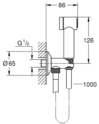 Гигиенический душ Grohe Sena 26329000