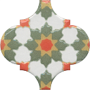 Декор Kerama Marazzi Арабески Майолика Гауди 6.5х6.5 см, OS\A40\65000