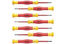 Набор диэлектрических отверток для точных работ Wokin SL1.5x50, SL1.8x50, SL2.0x50, SL2.5x50, SL3.0x50, PH00x50, PH0x50, 7 предметов 1352888