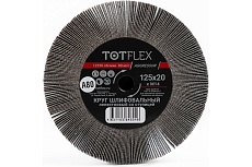 Круг лепестковый радиальный универсальный 125x20 мм, М14, Р80 TOTFLEX 4631163848046