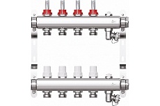 Коллекторная группа STI CM4F в сборе с расходомерами 1 дюйм, евроконус 3/4 (4 выхода) D360-00005