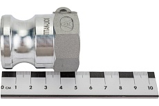 Алюминиевый камлок TITAN LOCK типа А серия EcoLine, ниппель внутр. резьба BSP 1&quot; TL100AAL-EL