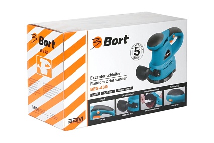Орбитальная шлифовальная машина Bort BES-430 93727710