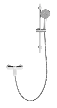 Смеситель для душа Arrow AG3503CP-TZ с гарнитуром, штангой, хром
