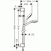 Душевой гарнитур Hansgrohe Croma Select E Multi 26590400 хром/белый