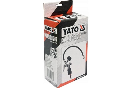 Пистолет для накачивания колес с манометром Yato YT-23701