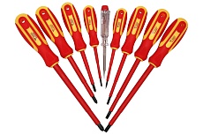 Набор отверток Brilliant Tools VDE SL шлицевые и PH Phillips 9 предметов BT068010