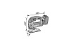 Аккумуляторный лобзик Flex JSB 18.0-EC/5.0 Set 489786