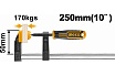 F-образная струбцина Ingco 50x250 мм HFC020503