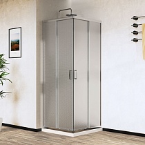 Душевой уголок Vincea City VSS-5CT8010MT 100x80 хром, текстурный