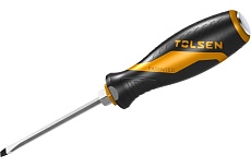 Шлицевая отвертка TOLSEN GRIPro Slotted 10.0 мм, 200 мм, силовая 20119