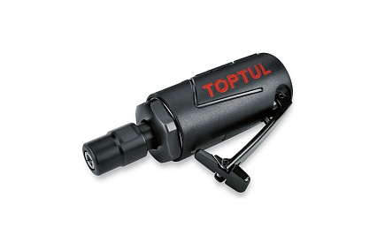 Зачистная пневматическая прямая машина Toptul мини 1/4", 6 мм, 25000 об/мин KASA0825