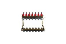 Коллекторный блок для тепл.пола 1x3/4EU отв.-7 Gekon GK 74107
