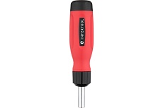 Реверсивная отвертка с комплектом насадок Intertool 12ед VT-1003