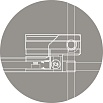 Душевая дверь Cezares SLIDER-B-1-100/110-BR-BORO 100/110x195, бронзовая, брашированное золото