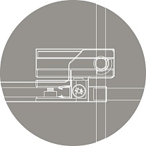 Душевая дверь Cezares SLIDER-B-1-100/110-BR-BORO 100/110x195, бронзовая, брашированное золото