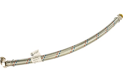 Гибкая подводка для воды НР 1" х ВР 1", угловая длина 800 мм STOUT RG008P0SN0RMJ3