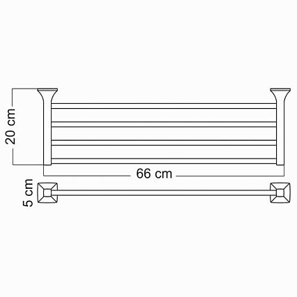 Полка WasserKRAFT Wern K-2511