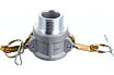 Камлок соединение типа B (1"; розетка; наружная резьба BSP; алюминий) TITAN LOCK TL100BAL
