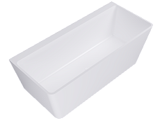 Ванна из искусственного камня Timo Erika ERIKA1700 170x75 см белый матовый