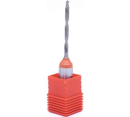 Сверло присадочное монолитное глухое KJ1-10203L (3х70 мм; хв-к 10 мм; левое вращение) МНОГОФРЕЗ 6657