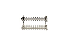 Коллекторный блок с термостатическими вставками и запорными клапанами KROMWELL 1x3/4x11 EU.ST6071150 1x34x11_k