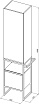 Шкаф-пенал Allen Brau Priority 40 см правый, white matt, 1.31005.WM