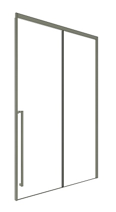 Душевая дверь Timo TDSS-120/13C-8L 120x200 прозрачное, никель