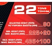 Домкрат пневмогидравлический подкатной Forcekraft 22т FK-F-1600-6 MST(60317)