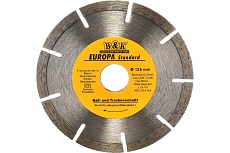 Диск алмазный отрезной по бетону и камню Europa 125x22.2xZ9/6.5x2.3мм TORGWIN S63420