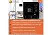 Плёночный электрический тёплый пол ТеплоСофт 13м.кв с умным черным wi-fi терморегулятором плёнка 13м.кв./М2/черный