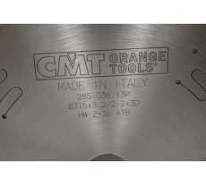 Диск пильный по дереву (315х30х3.2/1.8 мм; Z=36) CMT  285.036.13M