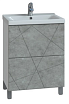 Мебель для ванной Vigo Geometry 50 см (под раковину Фостер) бетон