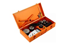 Аппарат для сварки пластиковых труб Ермак 800 вт, 50-300 C, 6 насадок, 20-63 мм, кейс АСП-800 619-031