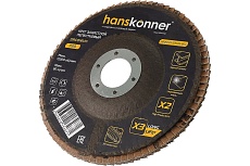 Зачистной круг лепестковый Hanskonner H9010-01-125x22-80Z