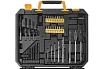 Аккумуляторная дрель-шуруповерт Deko GCD12DU3 SET5 Li-Ion в кейсе + набор инструментов 92 шт., 12 В 063-4148