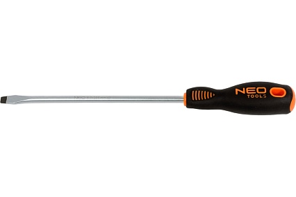 Шлицевая отвертка Neo Tools 8.0x200 мм CrMo 04-016