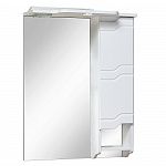 Зеркальный шкаф Руно Стиль 65 см R белый