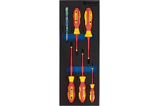 Набор диэлектрических отверток шлицевых и крестовых Norgau 6 предметов тип NESS-6EC 067111006