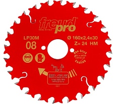 Диск пильный по дереву LP30M (160х30 мм; 24Z) Freud LP30M008