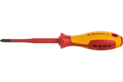 Крестообразная отвертка Knipex ПОЗИ 1000 V KN-982502SL