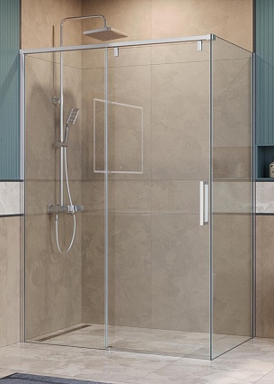 Душевой уголок BelBagno SOFT_CLOSE-1-AH-1-140/90-C-Cr 140x90 прозрачный, хром Душевой уголок BelBagno SOFT_CLOSE-1-AH-1-140/90-C-Cr 140x90 прозрачный, хром