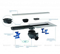 Душевой лоток Pestan Confluo Frameless Line 950 матовый хром 13701234-NEW