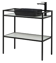 Консоль со столешницей Allen Brau Liberty 90 см черный браш